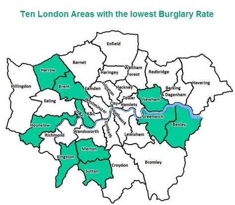 safest areas that are affordable to live in london uk